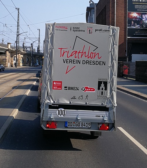 der Hänger in freier Wildbahn